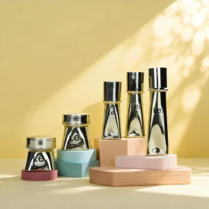 Glass Face Cream and Cosmetic Jars, 30g-50g, 40ml-120ml, with Pump or Screw Cap