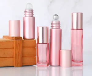 Glass Flat Perfume Spray Bottle Screw Cap Cylinder PP Material Atomizer Sprayer Pump Dropper Hand Sanitizer
