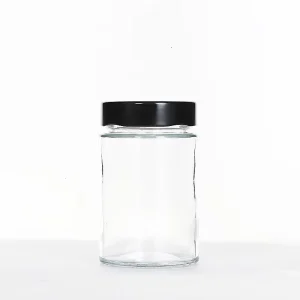 Glass Food Prep Containers 100ML140ML180ML220ML280ML380ML500ML Packaging Container New Year Christmas Gift Party Glass Bottle