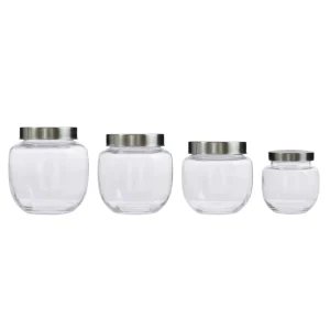 Glass Food Storage Container Jars for Kitchen