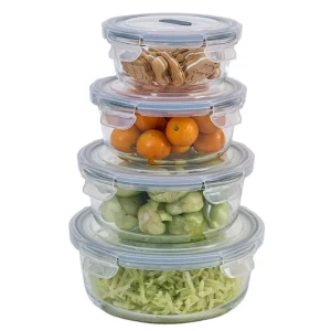 Glass Food Storage Container with Lid Lunch Box
