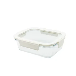 Glass Food Storage Containers with Tempered Glass Lids, Airtight, Microwave-Safe, Food-Grade