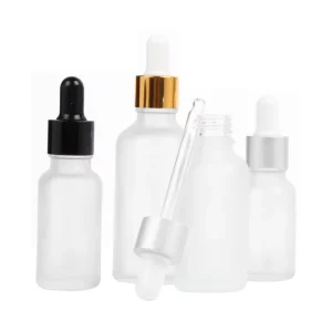 Glass Frosted Dropper Bottle