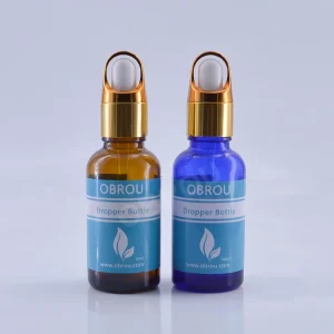 Glass Hair Oil Dropper Bottles Custom Logo Label Sticker 5 10 15 20 30 50 100ml Beard Oil Bottle with Dropper