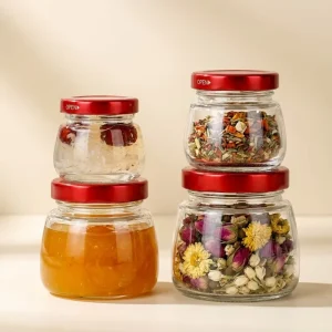 Glass Honey Jam Sauce and Spice Storage Jars 30ml-360nl