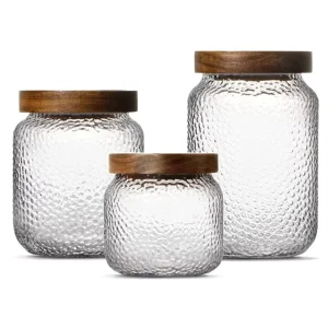 Glass Jar Food Storage Container with Lid