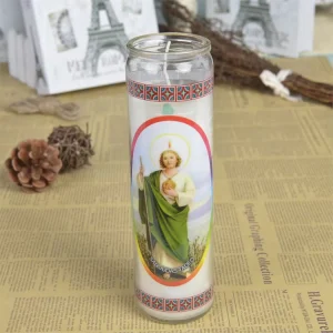 Glass Jar Religious Candle from Candle Factory