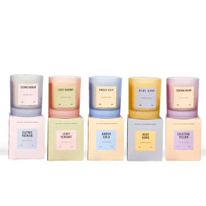 Glass Jar Scented Candle 210g Handmade