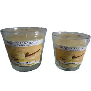 Glass Jar Scented Paraffin Wax Candle