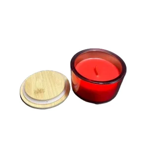 Glass Jar Soy Wax Scented Candles Factory Direct with Natural Wooden Wicks for Weddings and Valentine’s Day