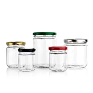 Glass Jar Supplier Kitchen 250ml 500ml Wide Mouth Mason Jars 8 Oz 16 Oz Glass Storage Jars With Lid