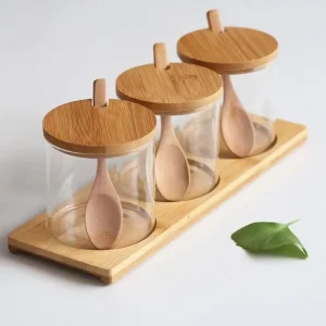 Glass Jar for Seasoning and Spice Storage