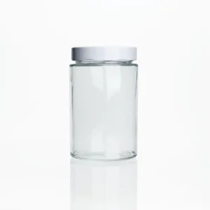 Glass Jars Thickened Iron Lid Food Storage Canister Set for Honey Jam Kitchen Use