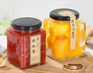 Glass Jars With Lid for Jam Honey Canning Jelly Herbs Packing 200ml 380ml
