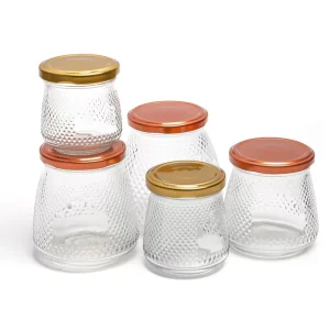 Glass Jars and Bottles Airtight and Reusable for Preserving Sauces Jams and Pickles