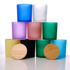 Glass Jars for Candles 8 oz 12 oz 20 oz Luxury Nordic Incense 3 Wick Empty Glass Candle Holders Lanterns Candle Jars
