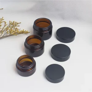 Glass Jars for Skin Care Cream with Screen Printing 10 15 20 30 50 60 100g 2oz Screw Cap Dropper Seal