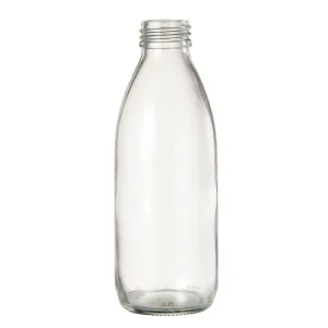 Glass Juice Beverage Bottle with Pull Ring Sealing and Custom Logo Option 100% Recyclable Multiple Sizes Available