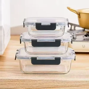 Glass Kitchen Storage Food Storage Multifunctional Glass Jar sealed Food Grade Storage Container with Lid