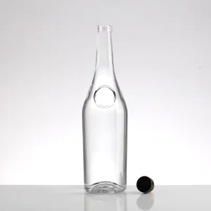 Glass Liquor Bottle 700ml 750ml Water Alcoholic Beverage Vodka