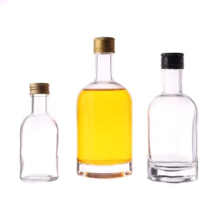 Glass Liquor Bottle Luxury Empty Custom logo clear New Selling Wine Glass Bottle