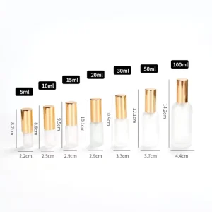 Glass Lotion Bottle 5ml 50ml 100ml Frosted Glass Spray Bottle