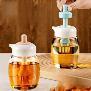 Glass Oil Brush Bottle Spray Bottle Household Soy Sauce Vinegar Pot Seasoning Bottle