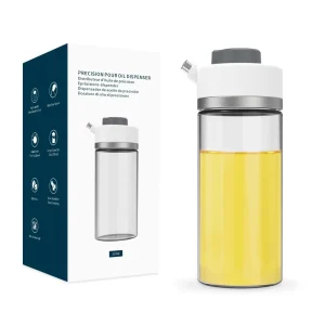 Glass Oil Dispenser Bottle with 3 Modes