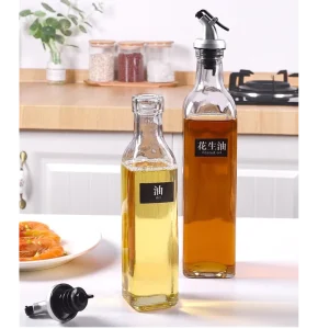 Glass Oil and Vinegar Bottle Set 30ml 250ml 375ml 500ml