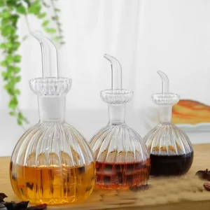 Glass Olive Oil Dispenser Decanter Cruet