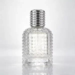 Glass Perfume and Cosmetic Bottles with Screen Printing Custom Logo Various Sizes