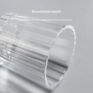 Glass Round Small Mug Autonomous Aromatherapy Candle Handmade Soybean Wax Material Wrapper Empty Bottle Jar Mainland China
