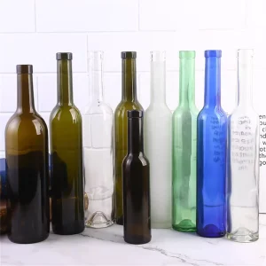 Glass Sparkling Wine Bottles Low Price Glass 500ml 187ml 375ml Wine Bottles With Cork Ice Red Wine Glass Bottle