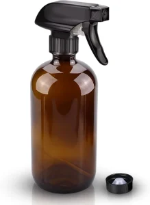 Glass Spray Bottle Amber Glass Spray Bottle Set for Window Cleaner Aromatherapy Facial Hydration Watering Flowers Hair Care