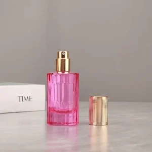 Glass Spray Bottle with Round Pump Head 30ml Empty Refill Glass Vial for Indoor Fragrance and Perfume