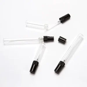 Glass Spray Perfume Bottles, 2ml, 3ml, 5ml, or 10ml, Transparent, White, or Black