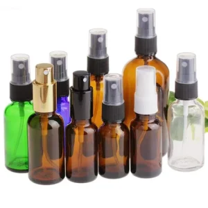 Glass Spray and Emulsion Pump Bottles with Silk-Screen Printing