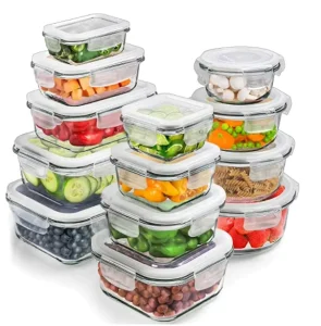 Glass Storage Containers with Lids (13 Pack) Glass Container Set Hot Sales