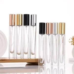 Glass Travel Perfume Spray Bottles with Screw Caps