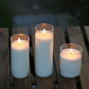 Glass Tureen Candle Jar with Wooden Lid