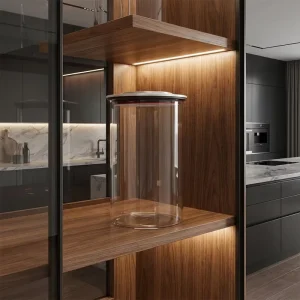 Glass Vacuum Airtight Jar BPA Free Leak Proof Transparent Canister For Kitchen Pantry OEM Support