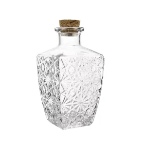 Glass Wine Bottles Glass Bottles Liquor Bottles 750ml Whisky Bottles Vodka Bottles Empty Bottles with Cork Stoppers