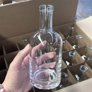 Glass Wine and Liquor Bottles 750ml 250ml 375ml with Stopper