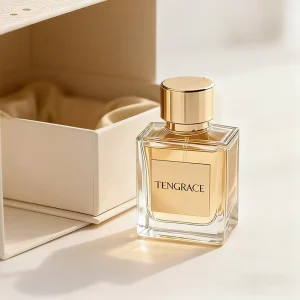 Good Quality Manufacturing Perfume Bottle 30ml 50ml 100ml Square Clear Glass Empty Parfum Container With Cap