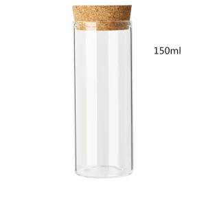 Good Quality Promotional High Borosilicate Wide Mouth Clear Glass Bottle Food Glass Jars