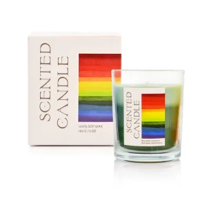 Gradient Color Soy Wax Scented Candle Private Label Gift Set