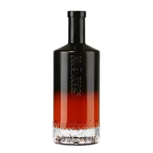 Gradient Round Glass Bottle Beverage Bottle Crystal White Grape Wine Bottle 500ml Foreign Wine Bottle