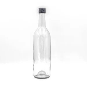 Great Standard Outdoor Drinking 700ml 750ml Container Hot Stamping Glass Vodka Bottle for Sale