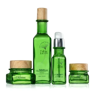 H 335 Glass Skincare and Lotion Jars, 25g 50g 40ml 125ml, Packaging Set