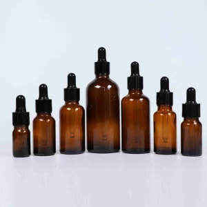 Hair and Essential Oil Serum Dropper Bottle with Glass Thick Bottom